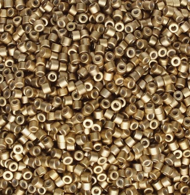 Linea Beads 11/0, Metallic Dark Brass LIN010, 30 Grams