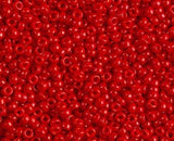 11-1684 Opaque Red, Miyuki Seed Bead, 11/0