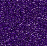 15-1314 Dyed Transparent Red Violet, Miyuki Seed Bead 15/0