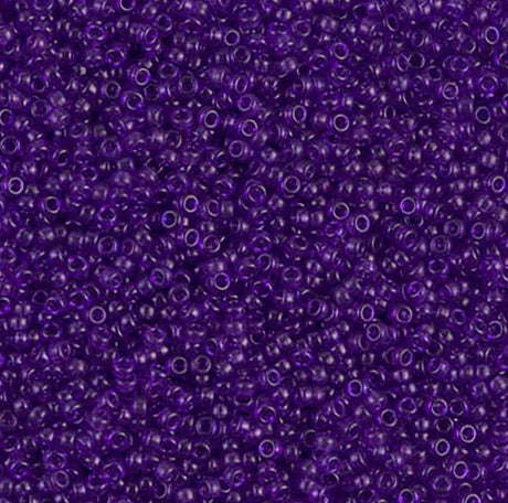15-1314 Dyed Transparent Red Violet, Miyuki Seed Bead 15/0