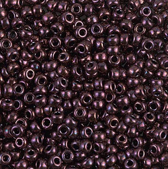 8-460 Metallic Dark Raspberry, Miyuki Seed Beads, 8/0 
