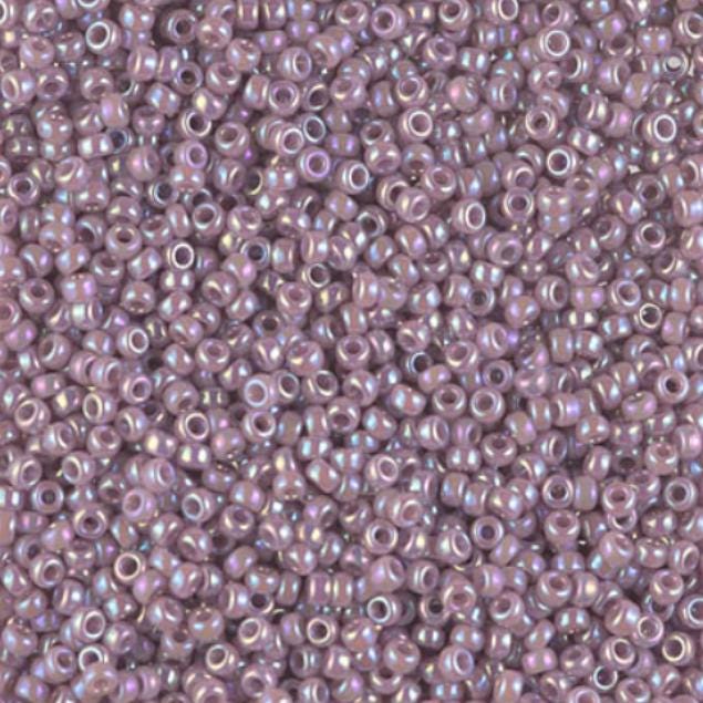 11-478 Opaque Mauve AB, Miyuki Seed Bead, 11/0