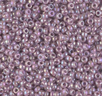 11-478 Opaque Mauve AB, Miyuki Seed Bead, 11/0