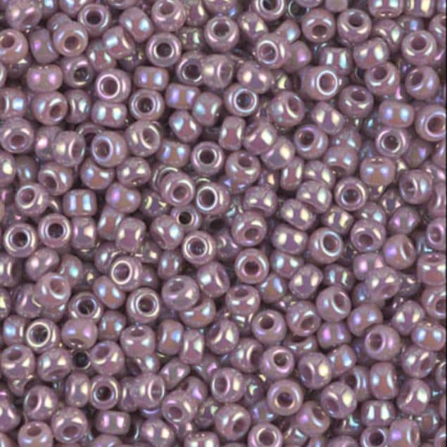 8-478 Opaque Mauve AB, Miyuki Seed Bead, 8/0 