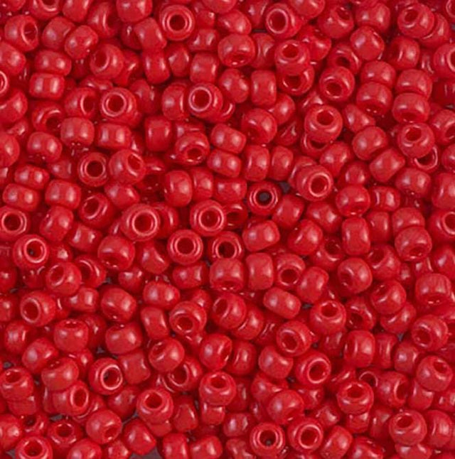 8-408 Red, Miyuki Seed Bead, 8/0 