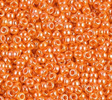 11-423 Opaque Light Orange Luster, Miyuki Seed Bead, 11/0