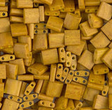 Miyuki Tila Beads-Tila, & Half Tila Matte Mustard, 2312 , 5 grams