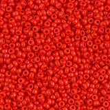 11-407 Opaque Vermillion Red, Miyuki Seed Bead, 11/0 