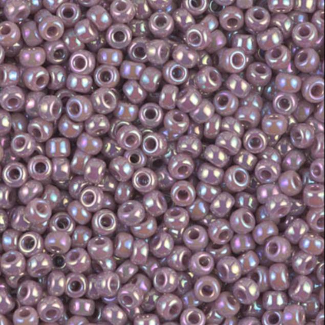 8-478 Opaque Mauve AB, Miyuki Seed Bead, 8/0