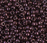 8-460 Metallic Dark Raspberry, Miyuki Seed Beads, 8/0