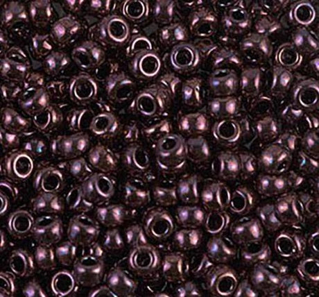 8-460 Metallic Dark Raspberry, Miyuki Seed Beads, 8/0