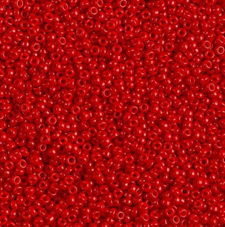 15-1684 Opaque Red, Miyuki Seed Bead, 15/0