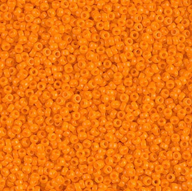 15-405 Opaque Tangerine, Miyuki Seed Bead, 15/0 