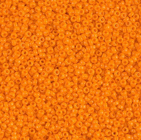 15-405 Opaque Tangerine, Miyuki Seed Bead, 15/0 
