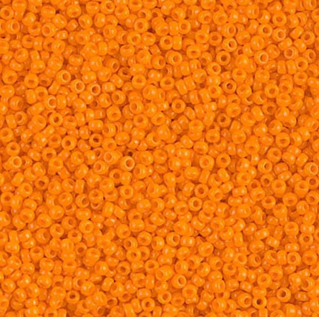 15-405 Opaque Tangerine, Miyuki Seed Bead, 15/0 