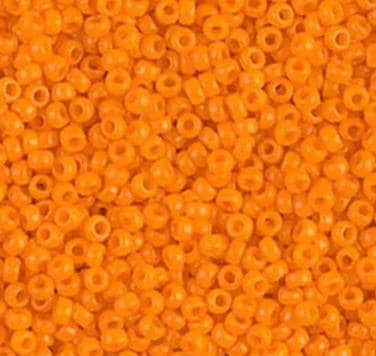 15-405 Opaque Tangerine, Miyuki Seed Bead, 15/0
