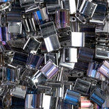 Miyuki Tila Beads-Tila, Half Tila or Quarter Tila Crystal Heliotrope - 4554, 5 grams