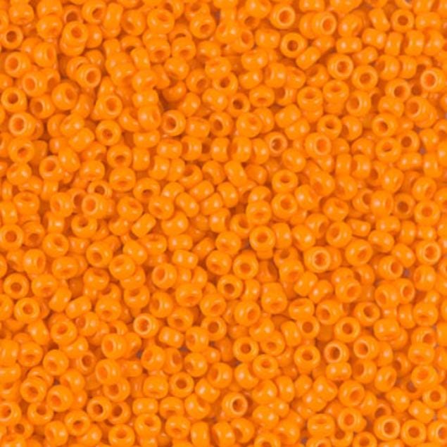 11-405 Opaque Tangerine, Miyuki Seed Bead, 11/0