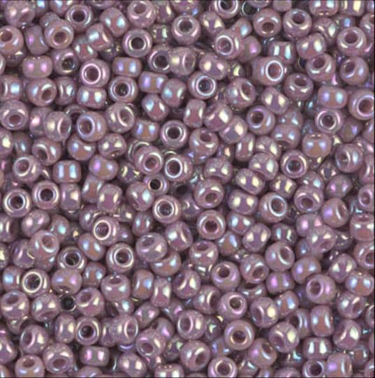 8-478 Opaque Mauve AB, Miyuki Seed Bead, 8/0