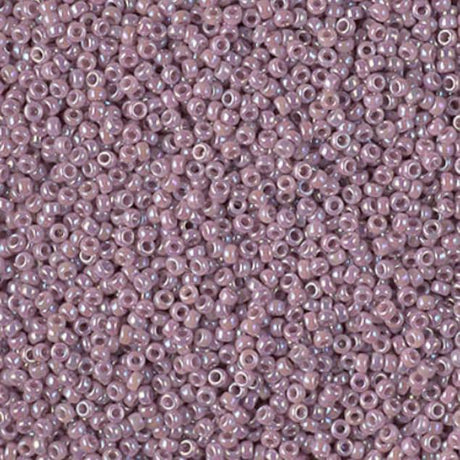 15-478 Opaque Mauve AB, Miyuki Seed Bead, 15/0 