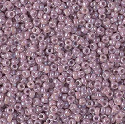 15-478 Opaque Mauve AB, Miyuki Seed Bead, 15/0