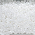MiniDuo Chalk White Luster, 2-Hole 2x4MM Czech Glass, 03000-14400