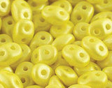 Superduo Pearl Shine Amber, 2-hole bead 2.5x5mm-02010-24002, 10 grams