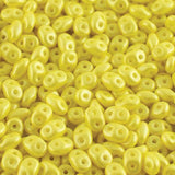 Superduo Pearl Shine Amber, 2-hole bead 2.5x5mm-02010-24002