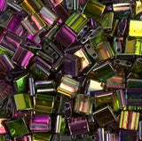 Miyuki Tila Beads-Tila or Half Tila Magic Orchid 4571, 5 grams