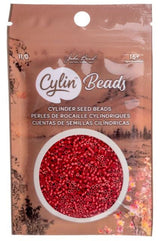 Cylin Bead 11/0 Dark Red Matte - 25 G Bag-CY11-1211