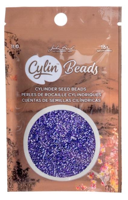 Cylin Bead 11/0 Lavender Gemdust - 25 G Bag-CY11-1213