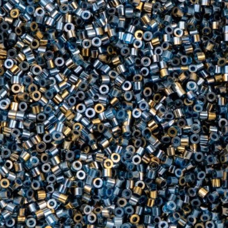 Cylin Bead 11/0 Gilded Halo Dark Sapphire - 25 G Bag-CY11-1232