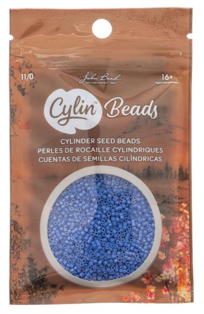 Cylin Bead 11/0 Opaque Cornflower Blue - 25 G Bag-CY11-1062