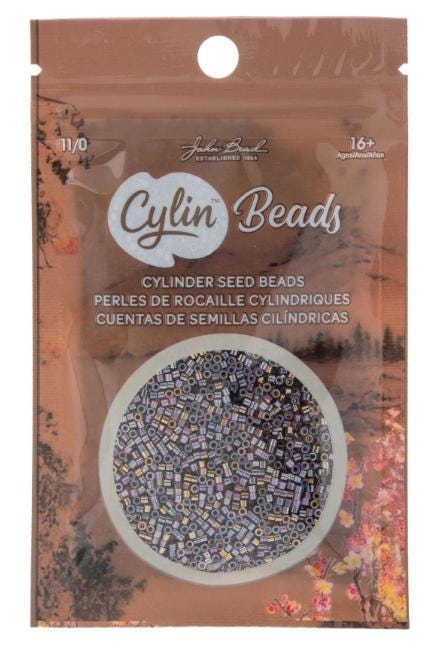 Cylin Bead 11/0 Gilded Halo Rose - 25 G Bag-CY11-1239