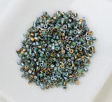 Cylin Bead 11/0 Gilded Halo Teal Caribbean - 25 G Bag-CY11-1236