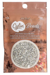 Cylin Bead 11/0 Electro Silver - 25 G Bag-CY11-1198