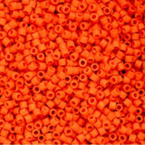 Cylin Bead 11/0 Opaque Orange Matte - 25 G Bag-CY11-1067