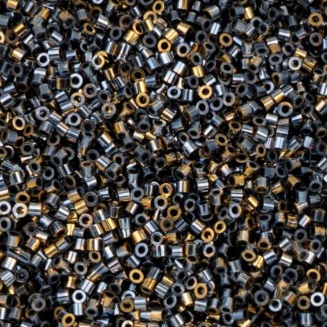 Cylin Bead 11/0 Gilded Halo Gunmetal - 25 G Bag-CY11-1240