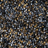 Cylin Bead 11/0 Gilded Halo Gunmetal - 25 G Bag-CY11-1240