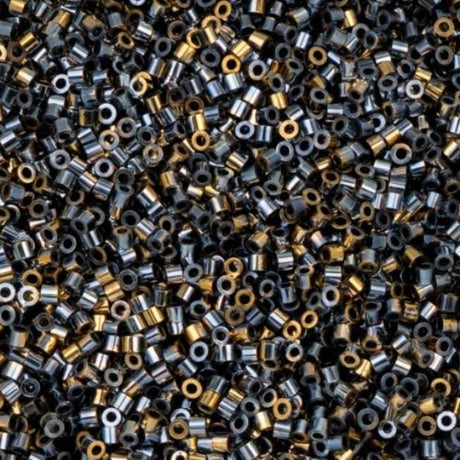 Cylin Bead 11/0 Gilded Halo Gunmetal - 25 G Bag-CY11-1240