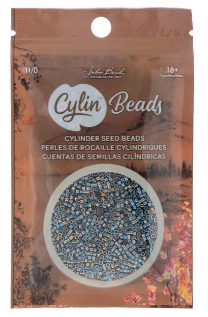 Cylin Bead 11/0 Gilded Halo Celestial - 25 G Bag-CY11-1241