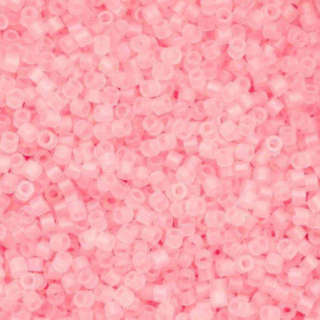 Cylin Bead 11/0 Matte Macaron AB Coral Pink - 25 G Bag-CY11-1182