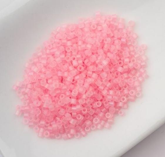 Cylin Bead 11/0 Matte Macaron AB Coral Pink - 25 G Bag-CY11-1182