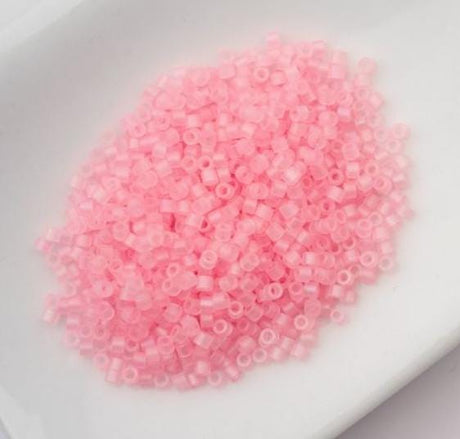 Cylin Bead 11/0 Matte Macaron AB Coral Pink - 25 G Bag-CY11-1182