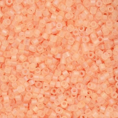 Cylin Bead 11/0 Matte Macaron AB Light Tangerine - 25 G Bag-CY11-1182