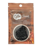Cylin Bead 11/0 Opaque Black - 25 G Bag-CY11-1003
