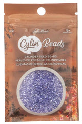 Cylin Bead 11/0 Crystal Purple Lined Ceylon - 25 G Bag-CY11-1034