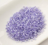 Cylin Bead 11/0 Crystal Purple Lined Ceylon - 25 G Bag-CY11-1034