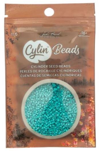 Cylin Bead 11/0 Light Turquoise Green - 25 G Bag-CY11-1048