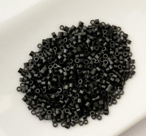 Cylin Bead 11/0 Matte Black - 25 G Bag-CY11-1035